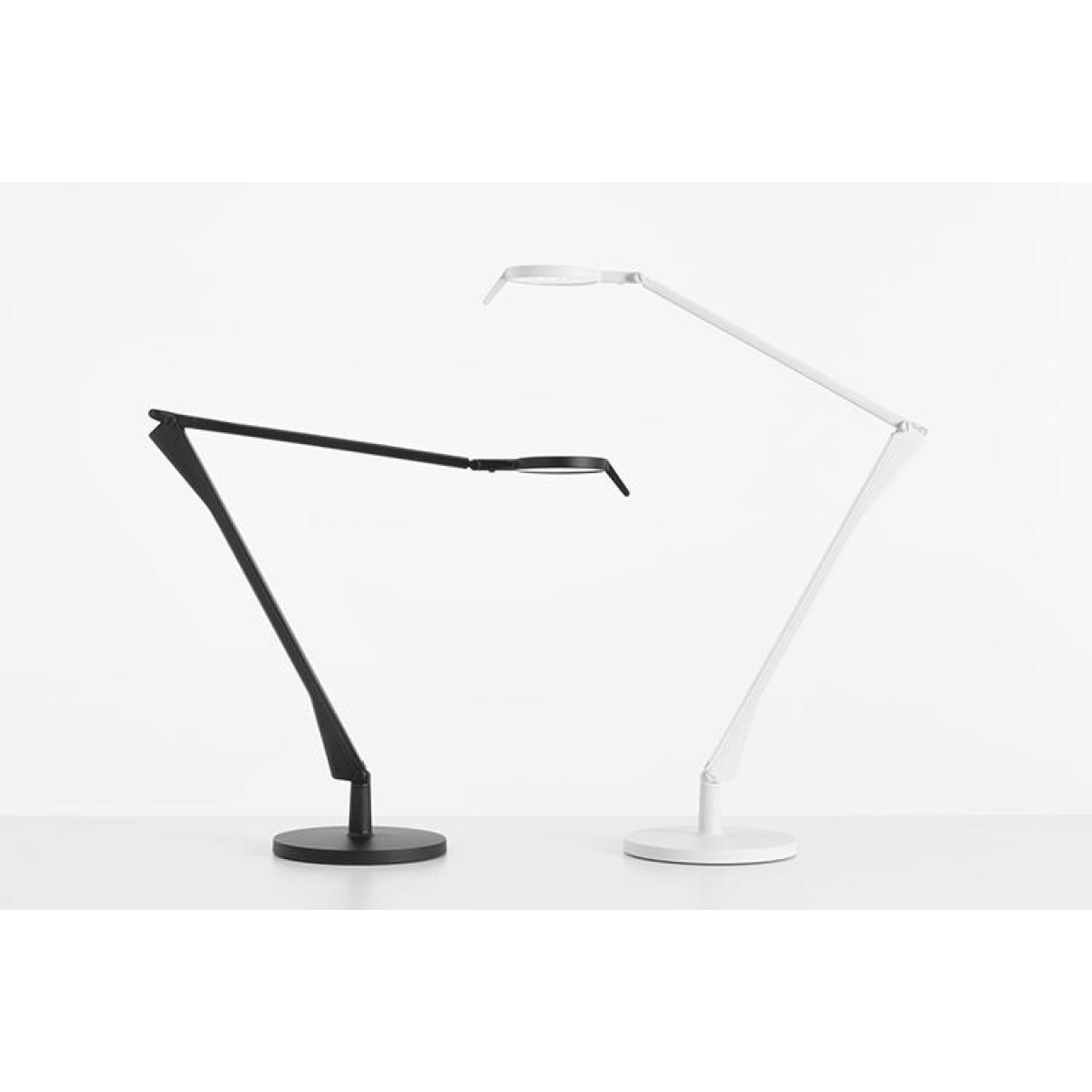 Aledin TEC Table lamp - / LED - Flat diffuser / Matt version by Kartell Black – image 5