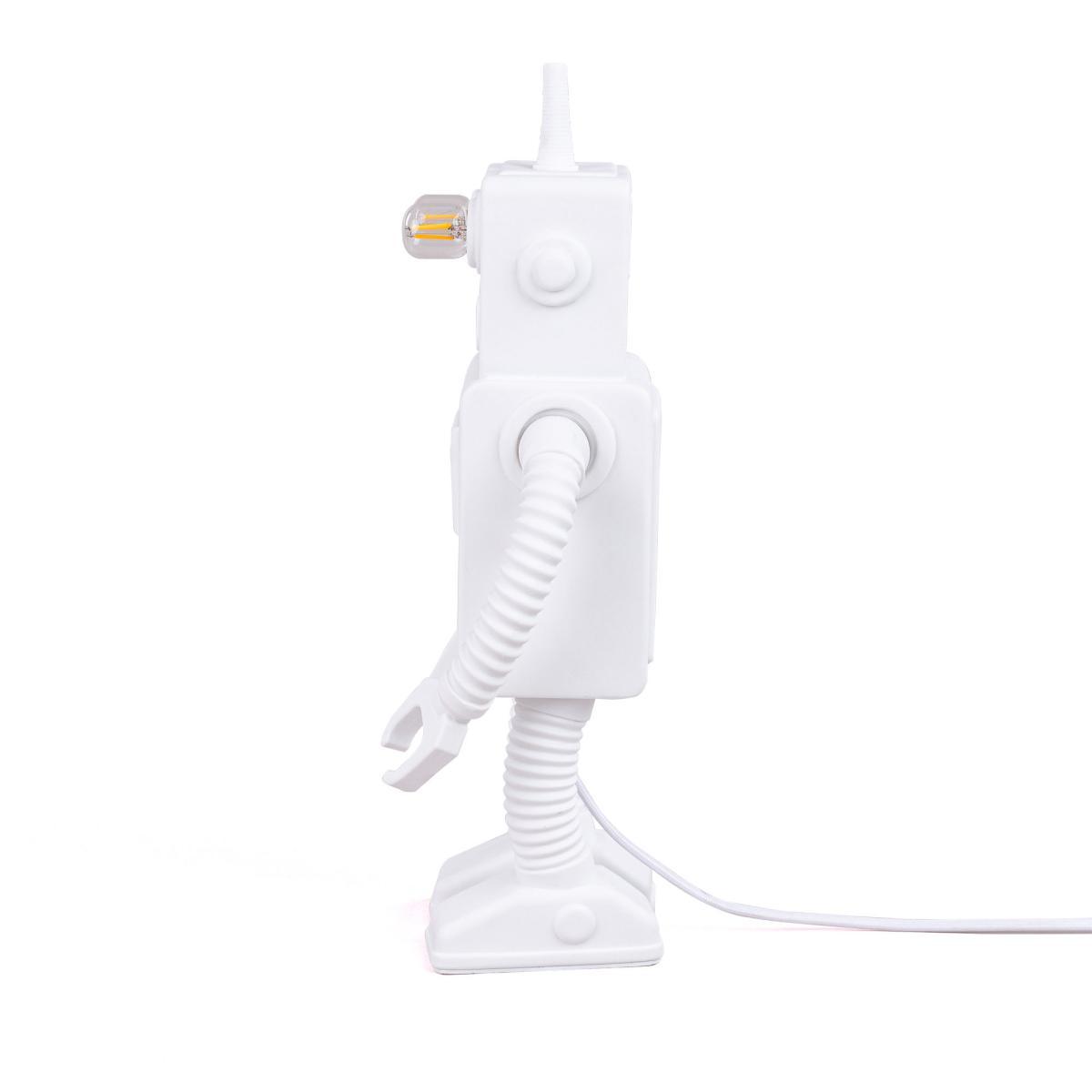 Robot Table lamp - / Porcelain - H 40 cm by Seletti White – image 11