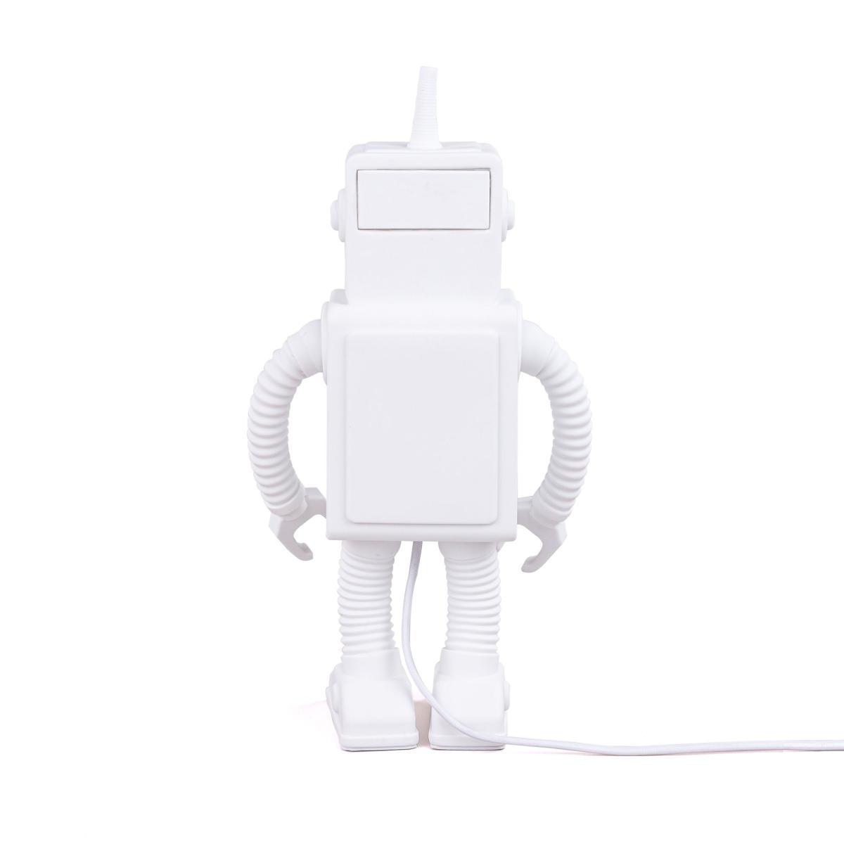 Robot Table lamp - / Porcelain - H 40 cm by Seletti White – image 14