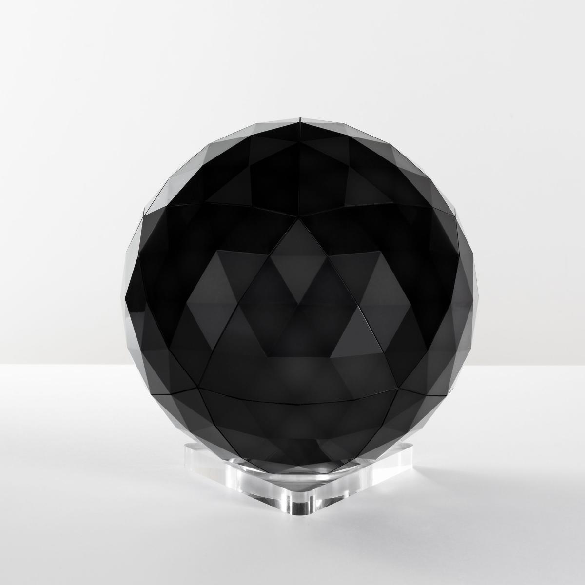 Huara LED Table lamp - / Ø 40 cm - Touch surface / Bluetooth by Artemide Black/Transparent – image 2