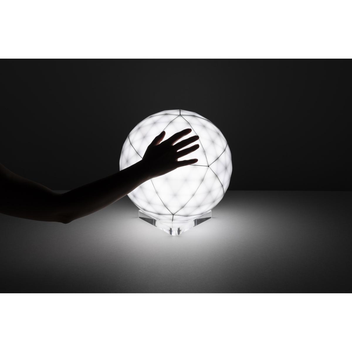 Huara LED Table lamp - / Ø 40 cm - Touch surface / Bluetooth by Artemide Black/Transparent – image 11