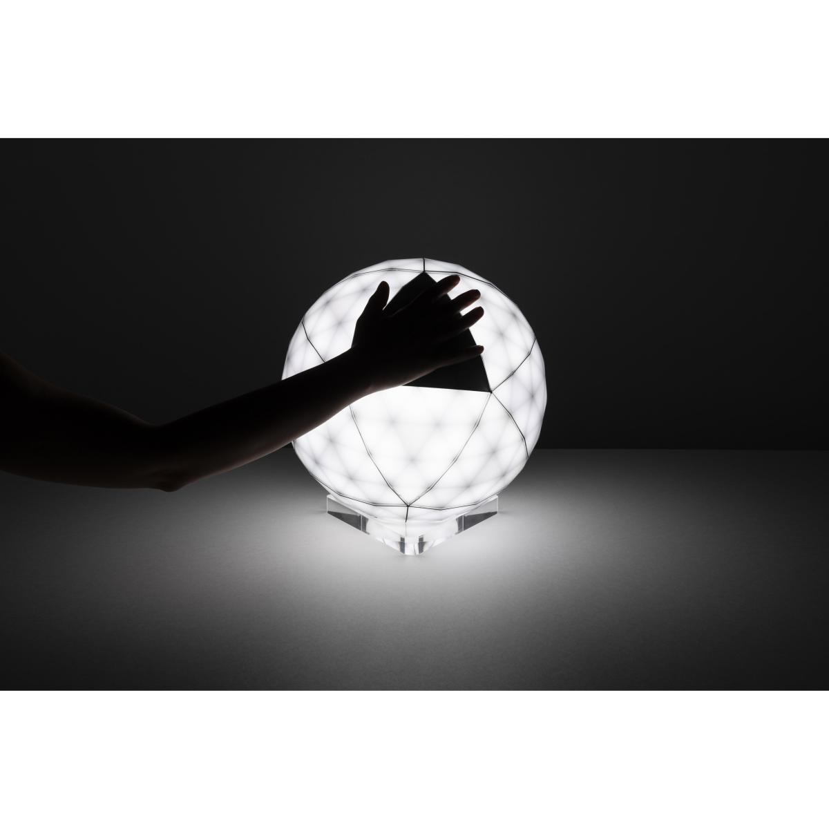 Huara LED Table lamp - / Ø 40 cm - Touch surface / Bluetooth by Artemide Black/Transparent – image 12