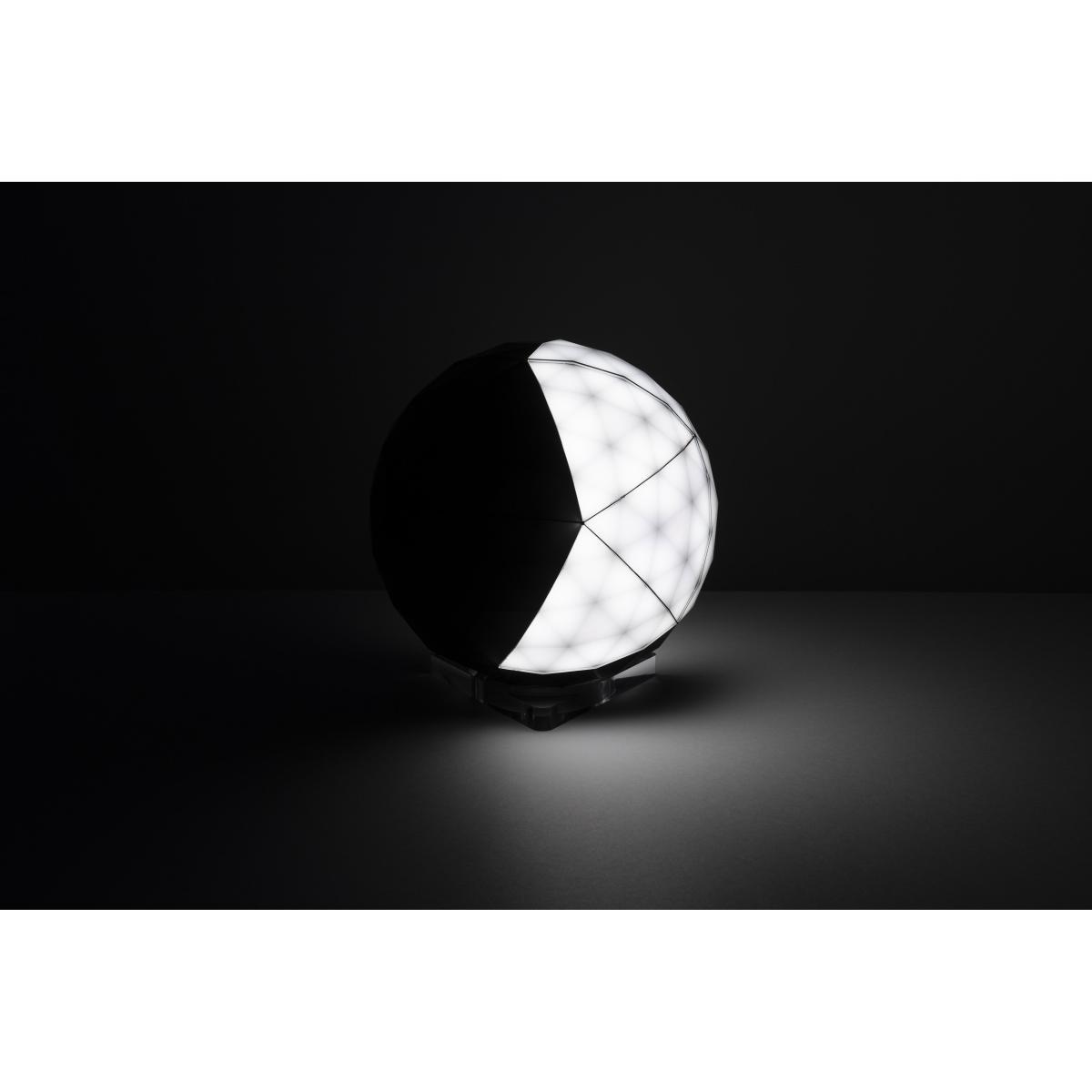 Huara LED Table lamp - / Ø 40 cm - Touch surface / Bluetooth by Artemide Black/Transparent – image 13
