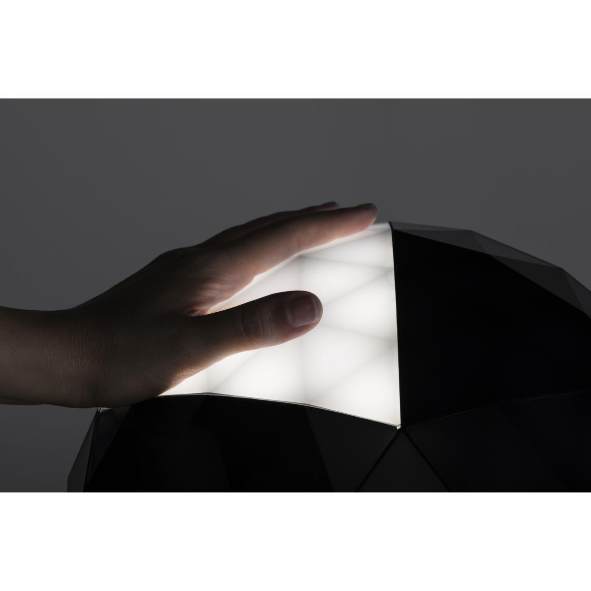Huara LED Table lamp - / Ø 40 cm - Touch surface / Bluetooth by Artemide Black/Transparent – image 9