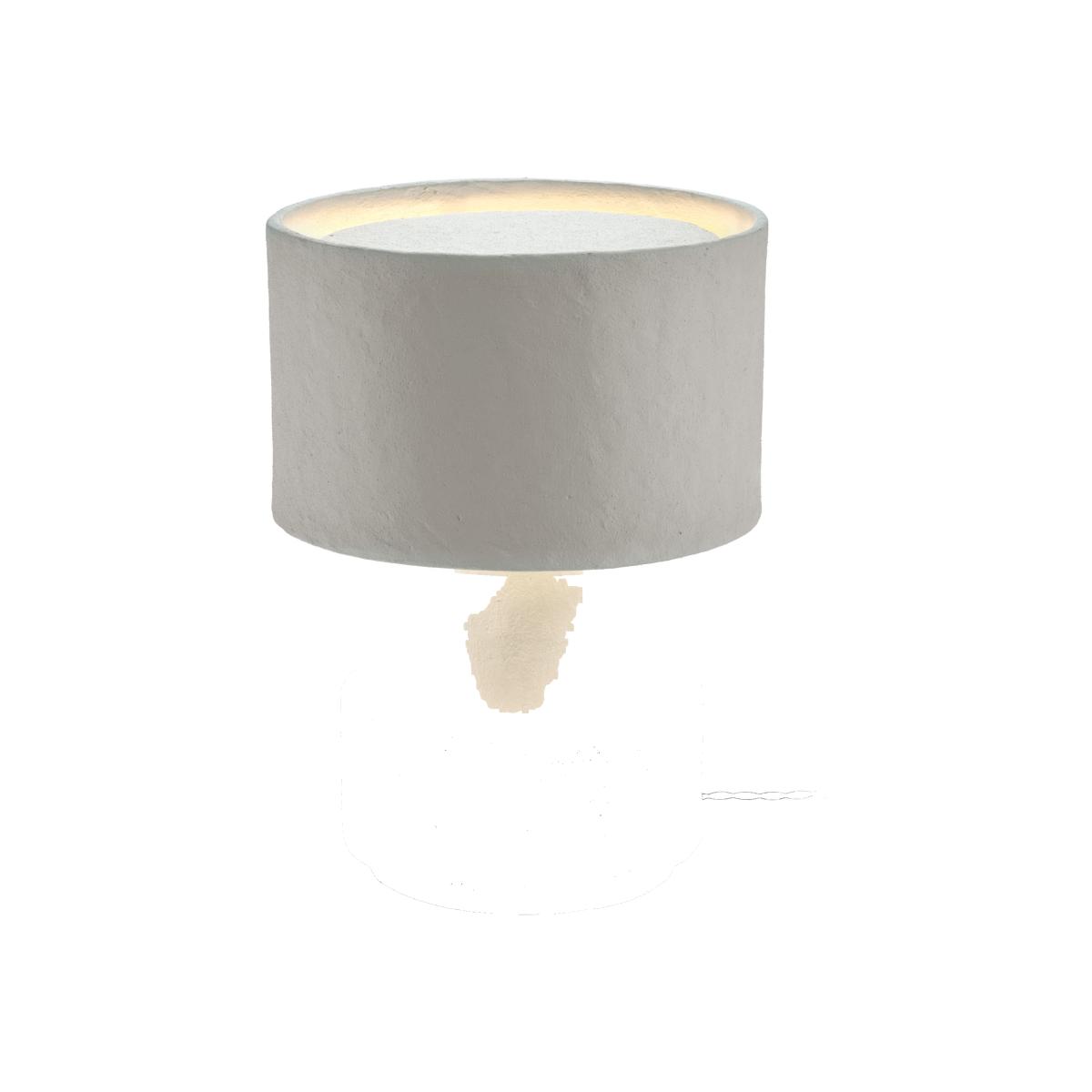 Earth Table lamp paper white / Recycled papier-mâché - Ø 32 x H 44 cm - Serax – image 1