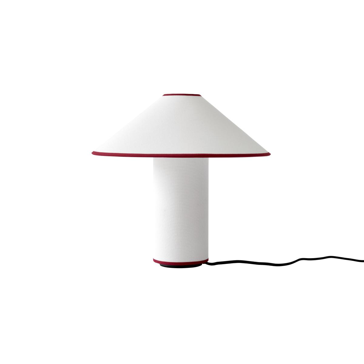 Colette ATD6 Table lamp textile white / Fabric - Ø 32 x H 30 cm - &tradition – image 5