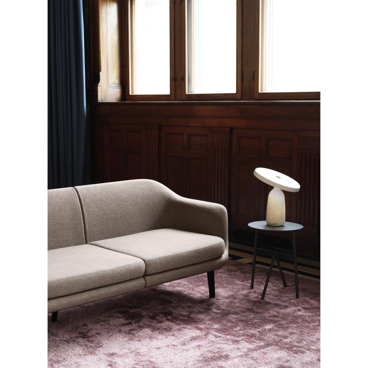 Eddy Table lamp - / With pivot - Marble & stamped steel by Normann Copenhagen White – image 2