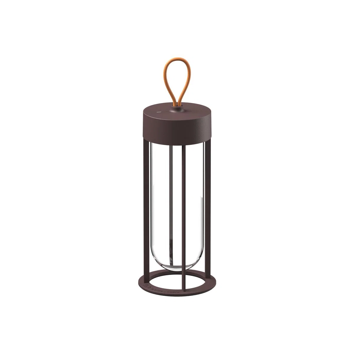In Vitro Unplugged Wireless lamp - / LED - By Starck by Flos Brown – image 1