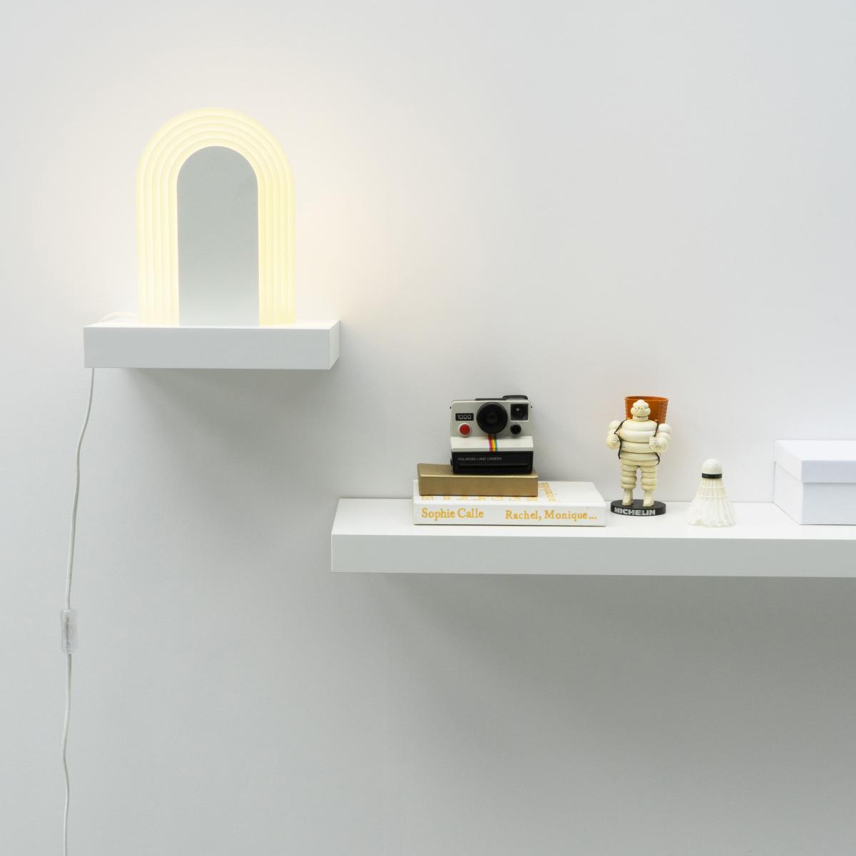 Cemi LED Table lamp - / Steel by Presse citron Beige – image 5