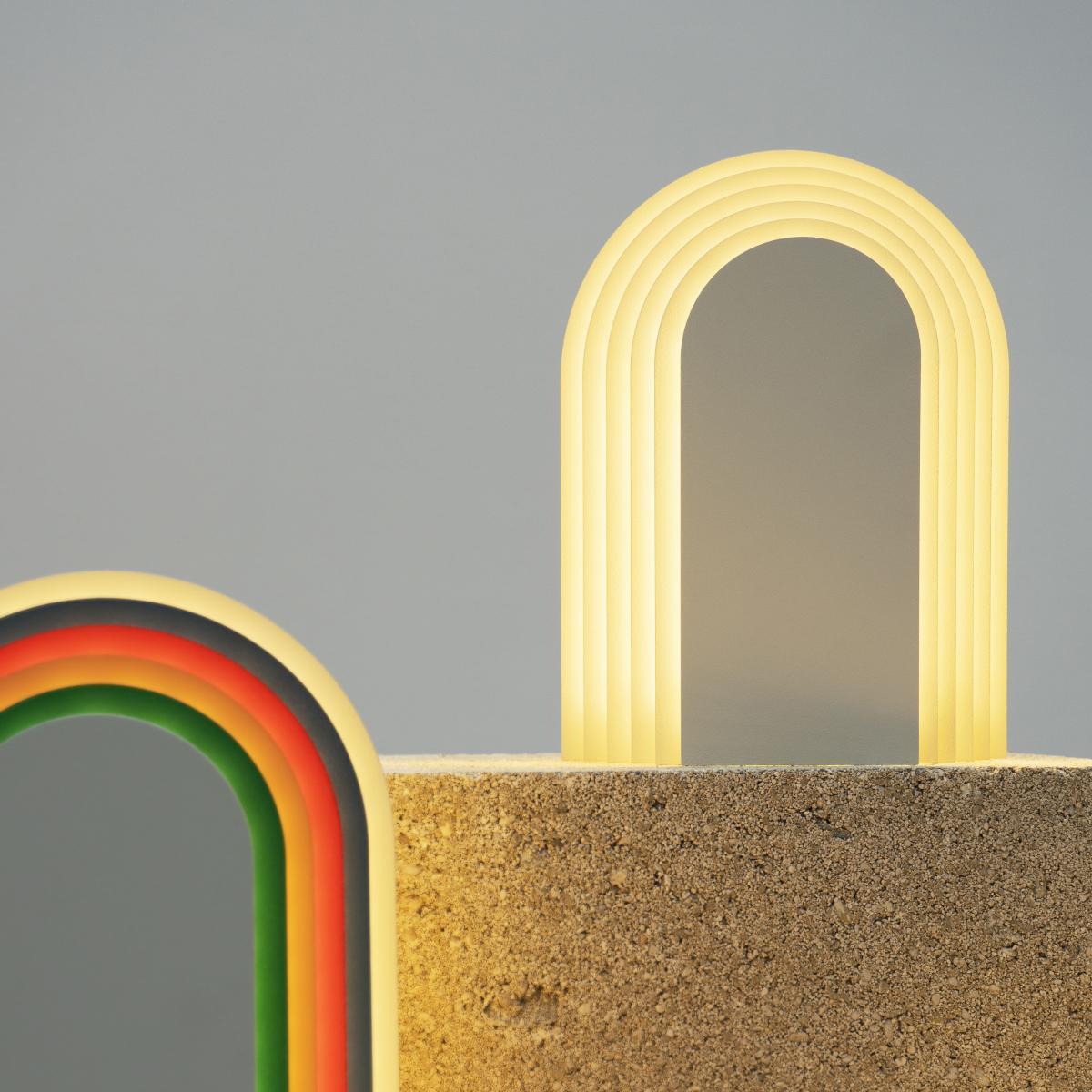 Cemi LED Table lamp - / Steel by Presse citron Beige – image 7