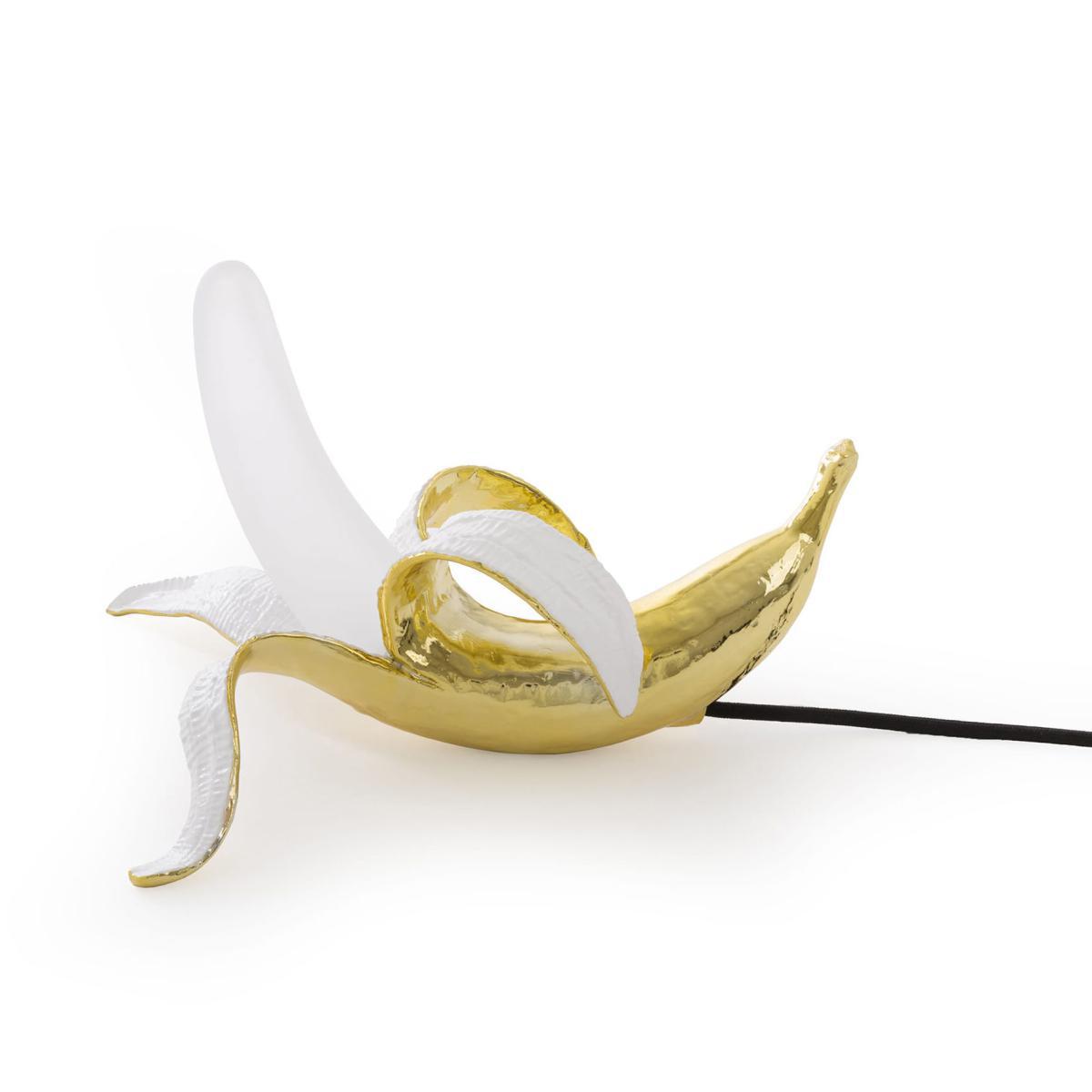 Banana Dewey Table lamp - / Resin & glass by Seletti Gold – image 3