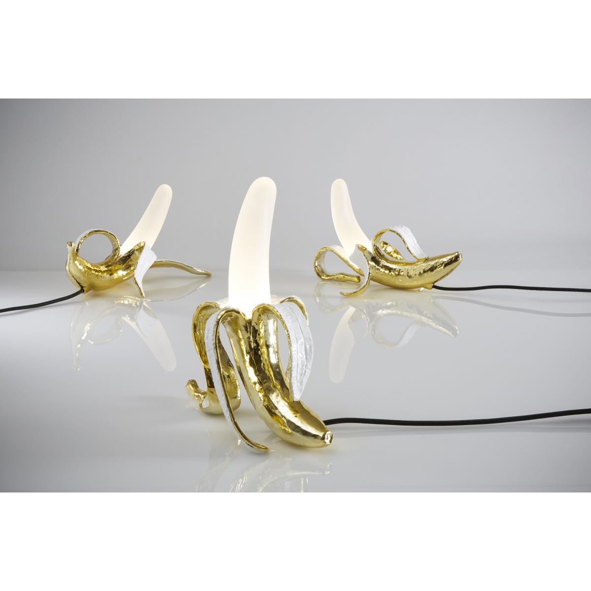 Banana Dewey Table lamp - / Resin & glass by Seletti Gold – image 5