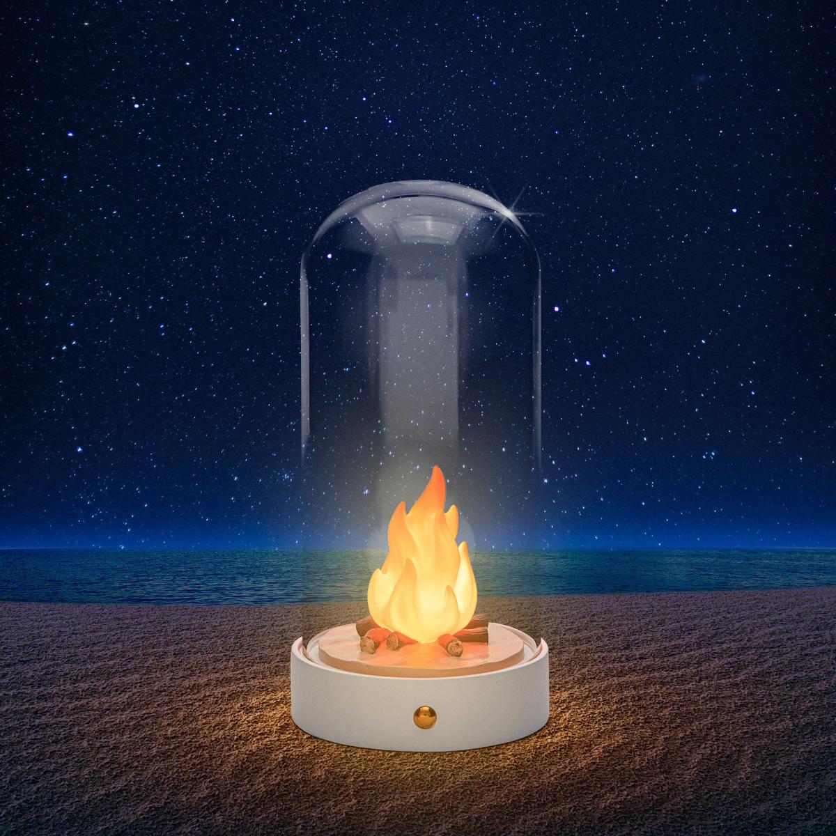 My Little Bonfire Table lamp glass multicoloured / LED - Ø 11 x H 22 cm - Seletti – image 3