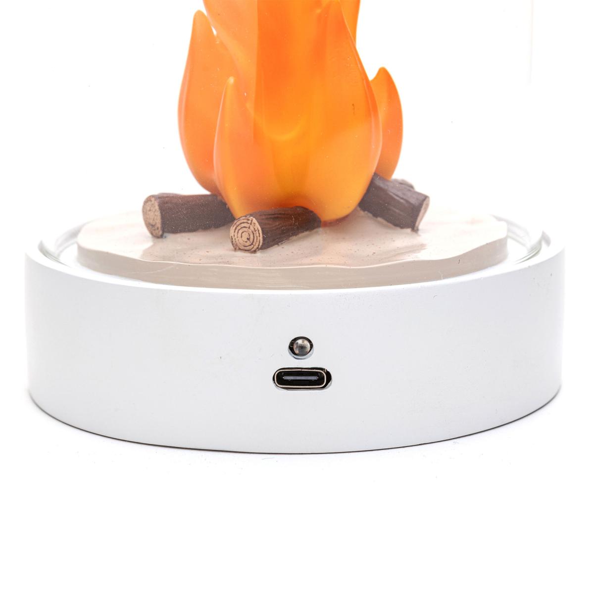 My Little Bonfire Table lamp glass multicoloured / LED - Ø 11 x H 22 cm - Seletti – image 4