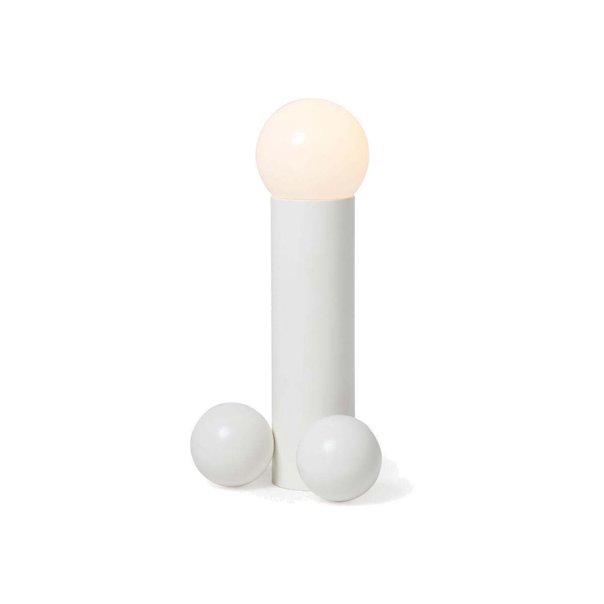 Phallus Table lamp - / H 45 cm - Steel & glass by Axel Chay White – image 1