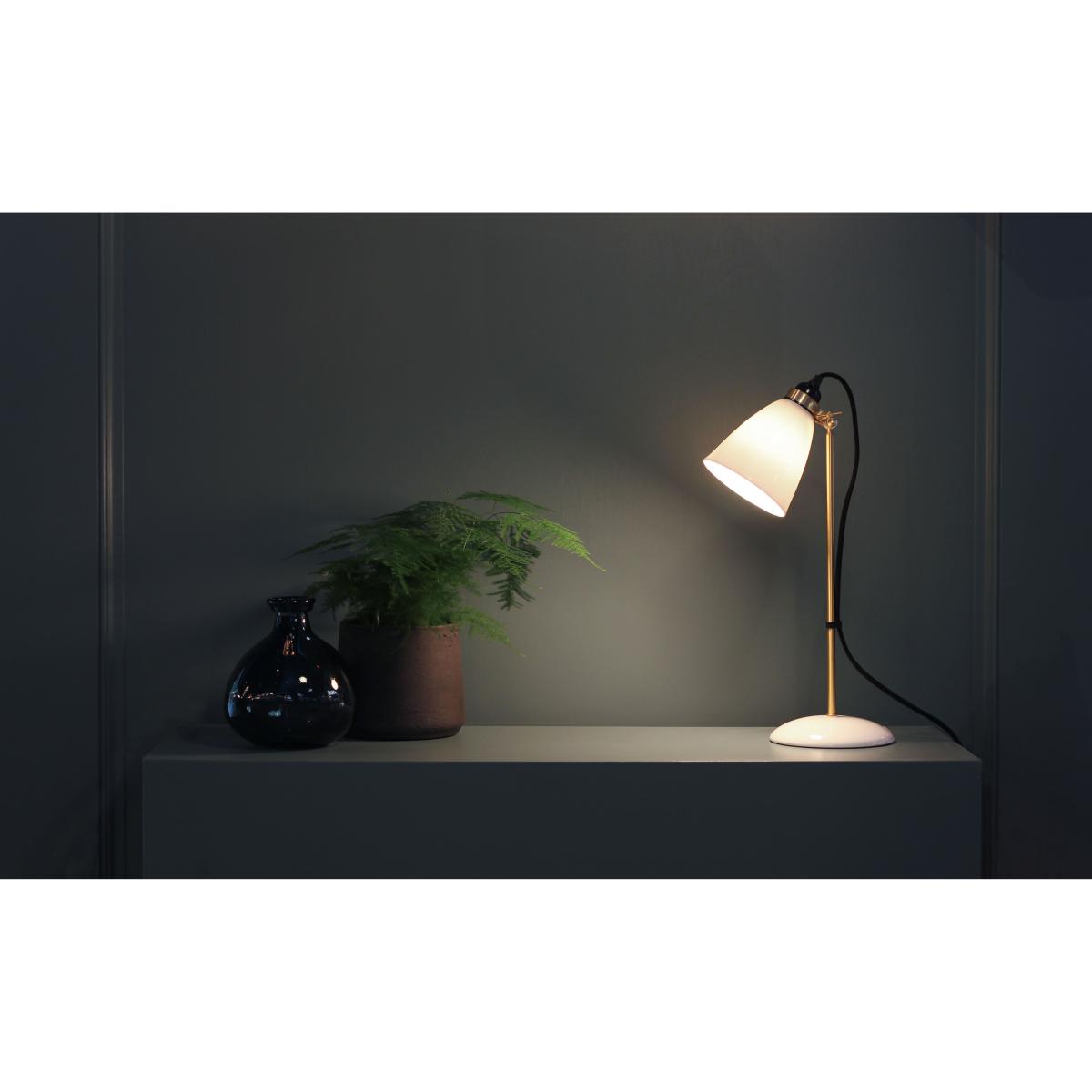 Hector 30 Table lamp - / H 57 cm - Smooth porcelain by Original BTC White – image 3
