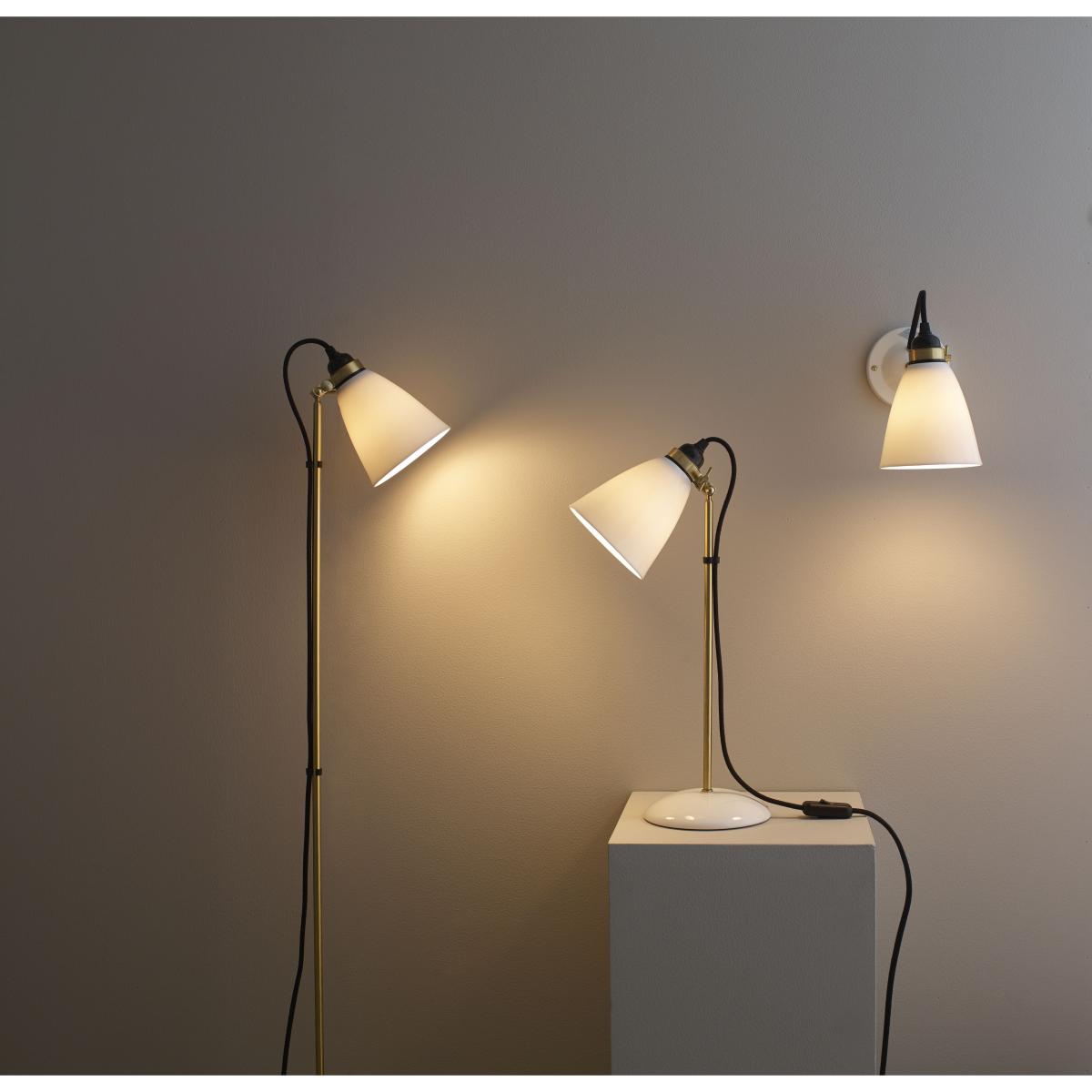 Hector 30 Table lamp - / H 57 cm - Smooth porcelain by Original BTC White – image 4