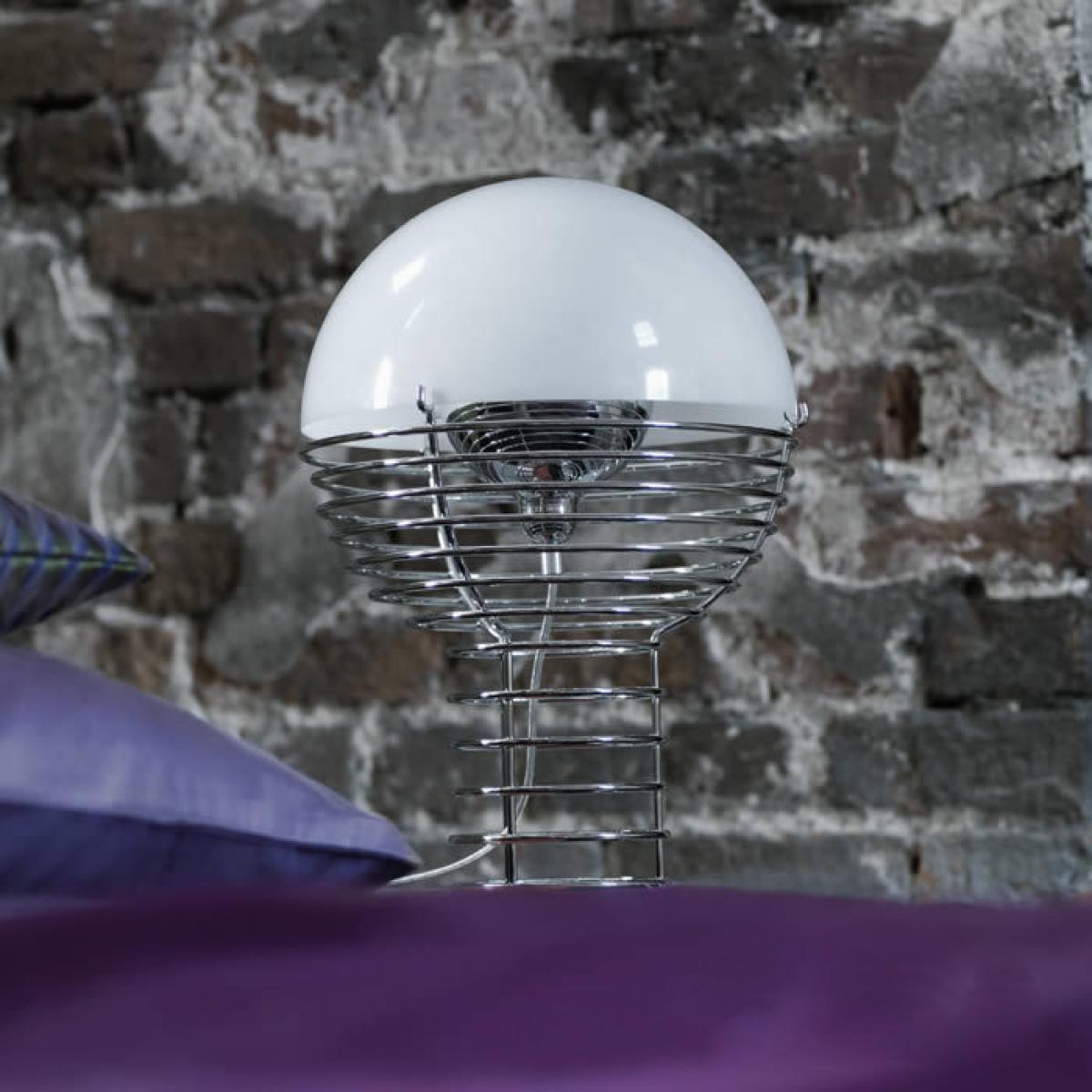 Wire Table lamp - H 54 cm - Panton 1972 by Verpan White – image 3