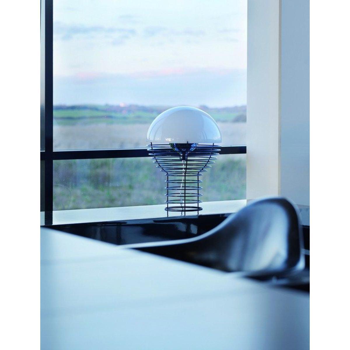 Wire Table lamp - H 54 cm - Panton 1972 by Verpan White – image 4