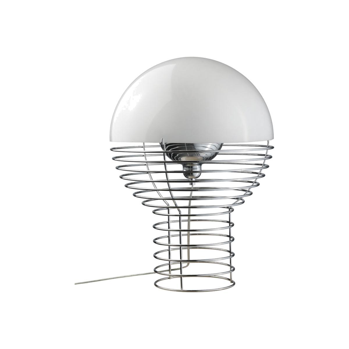 Wire Table lamp - H 54 cm - Panton 1972 by Verpan White – image 1