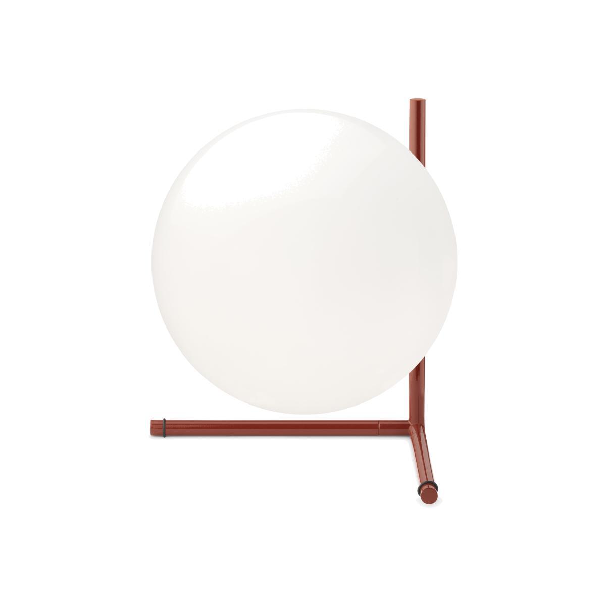 IC T2 Table lamp - / H 35 cm by Flos White/Red