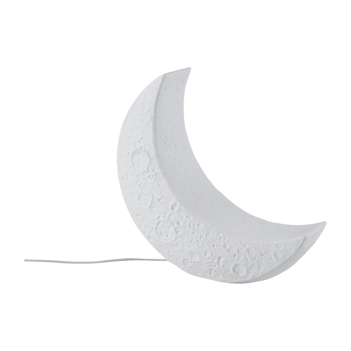 My Tiny Moon Table lamp ceramic white / Porcelain - L 36.9 x H 33 cm - Seletti – image 1