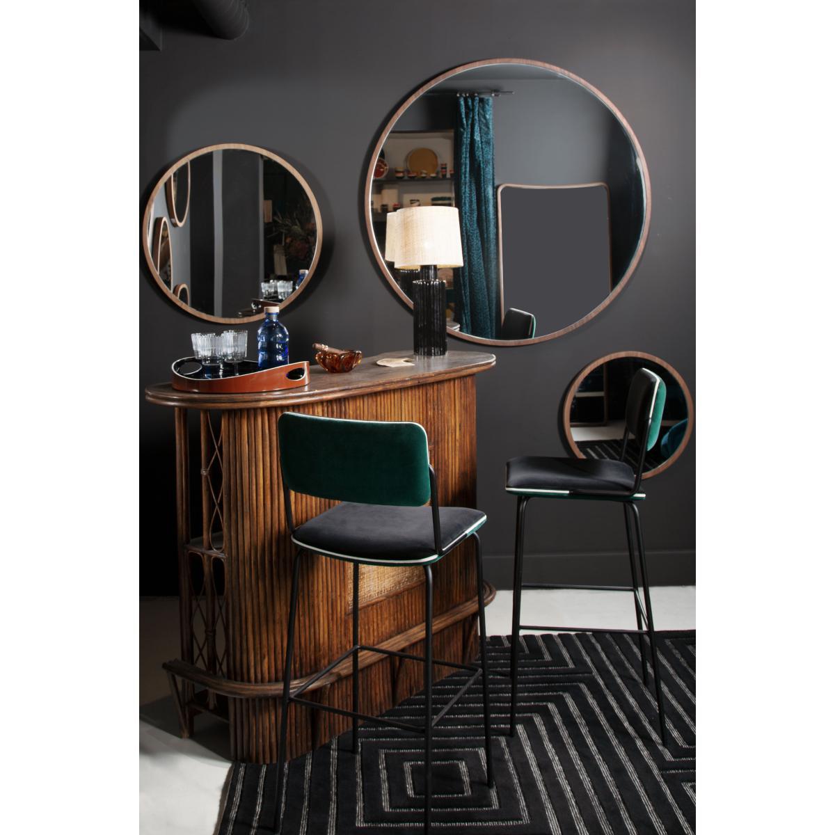 Portofino Table lamp - / Raffia & ceramic by Maison Sarah Lavoine Black/Beige – image 4