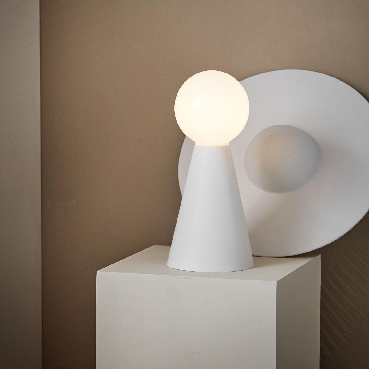 Ceramic Table lamp ceramic white / Steerable - MOEBE – image 2