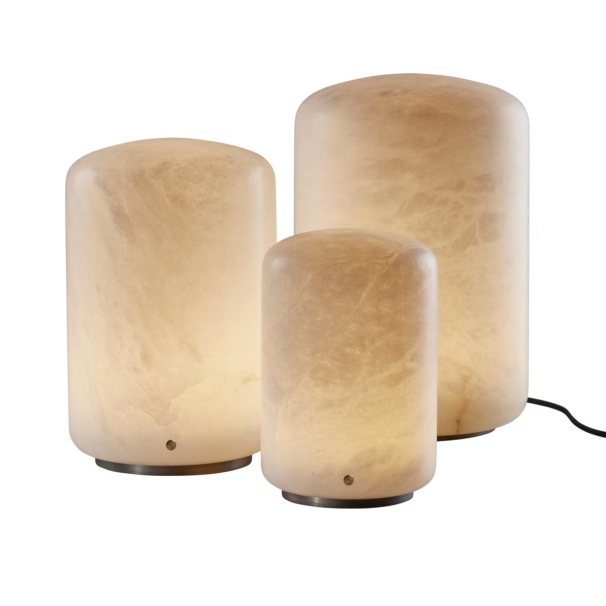 Capsule LED Table lamp stone white / alabaster / H 30.2 cm - Carpyen – image 2