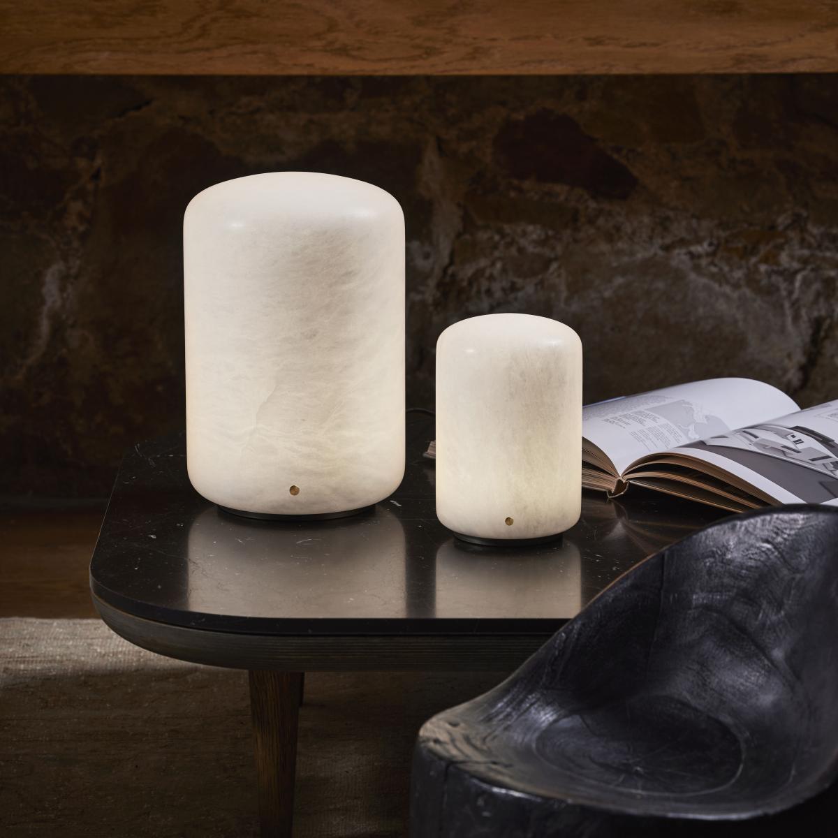 Capsule LED Table lamp stone white / alabaster / H 30.2 cm - Carpyen – image 3