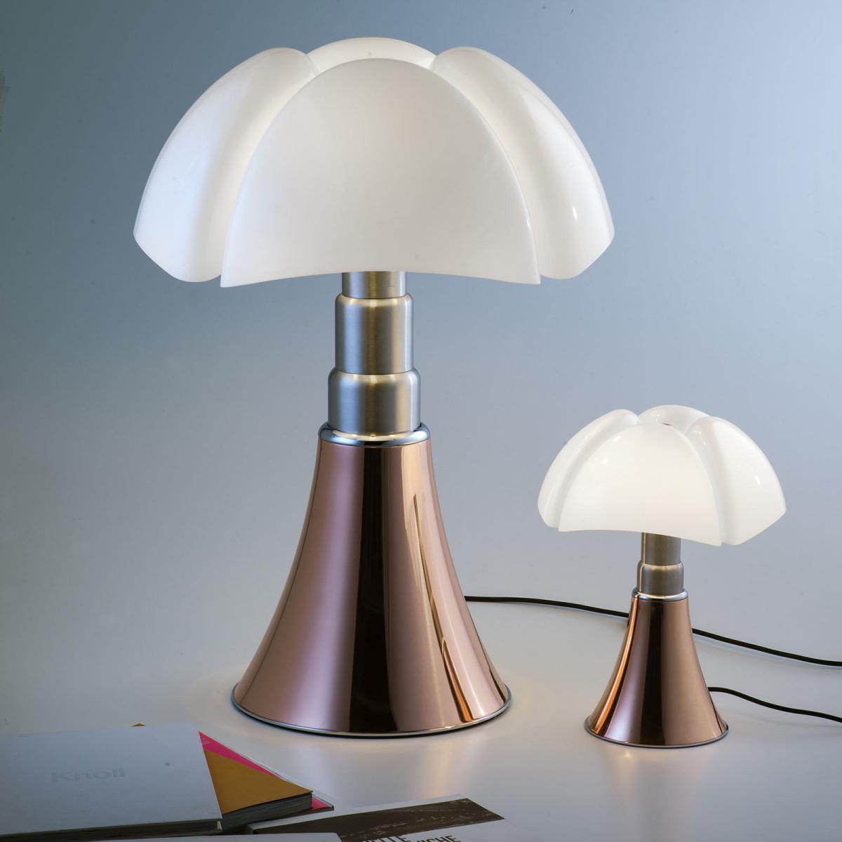 Minipipistrello LED Table lamp - / Dimmer - H 35 cm by Martinelli Luce Copper/Metal – image 2
