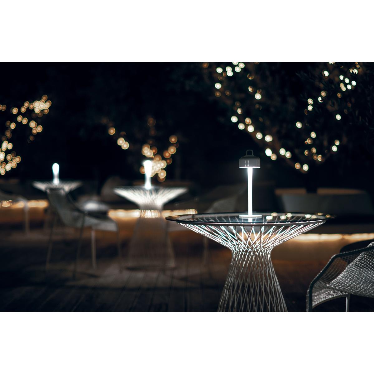 Luciole LED Wireless lamp - / Magnetic base by Emu Grey – image 4