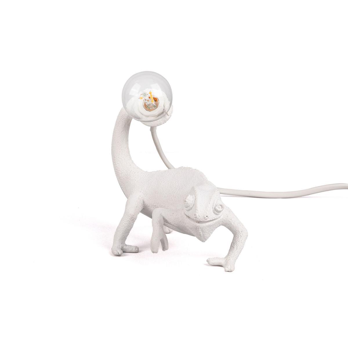 Chameleon Still Table lamp - / Resin by Seletti White – image 3