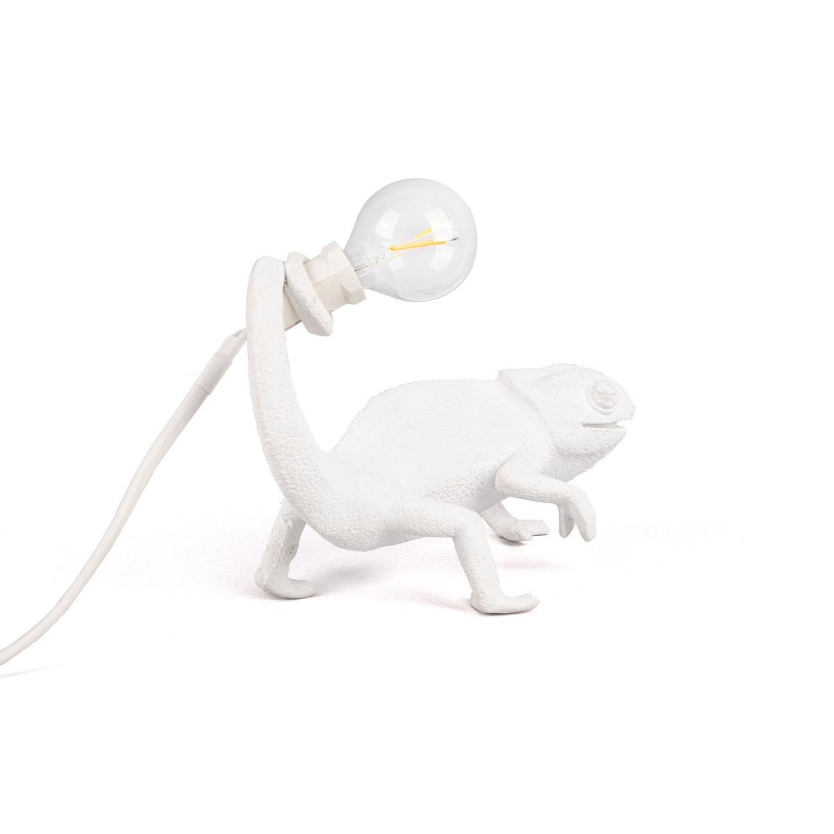 Chameleon Still Table lamp - / Resin by Seletti White – image 4