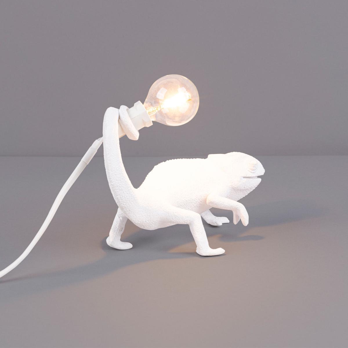 Chameleon Still Table lamp - / Resin by Seletti White – image 5