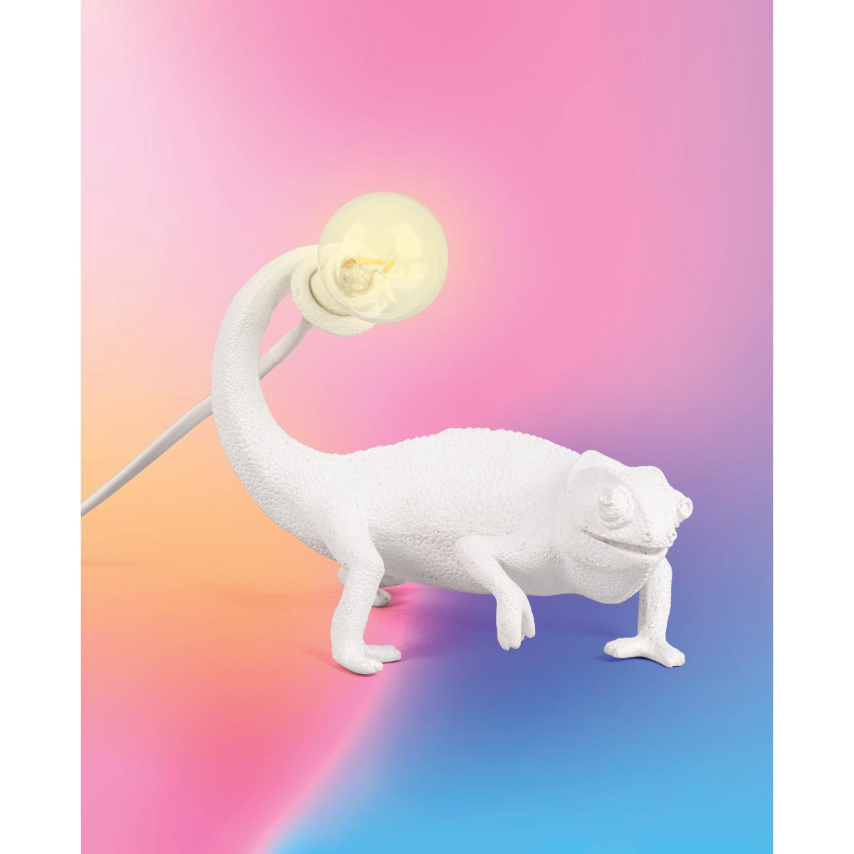 Chameleon Still Table lamp - / Resin by Seletti White – image 6