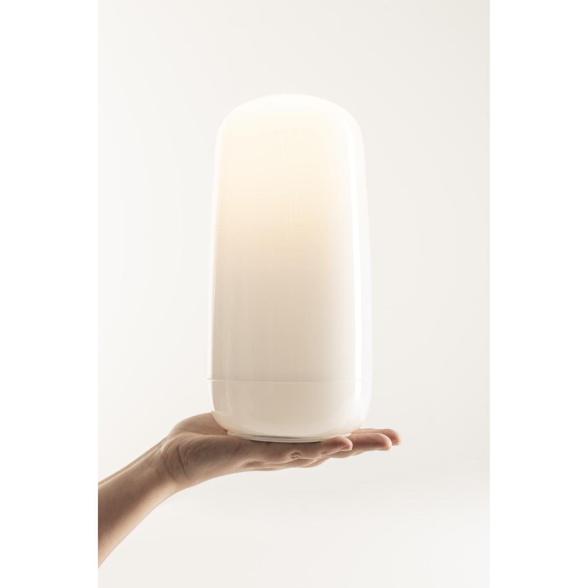 Gople Portable LED Wireless lamp - / Plastic - H 26.7cm by Artemide White – image 2