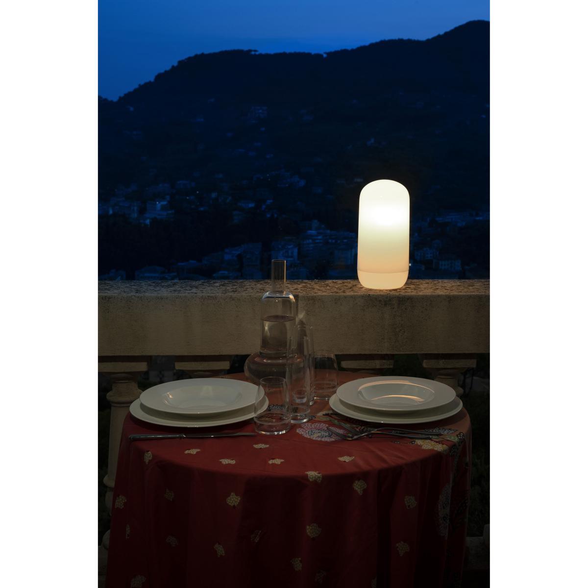 Gople Portable LED Wireless lamp - / Plastic - H 26.7cm by Artemide White – image 5