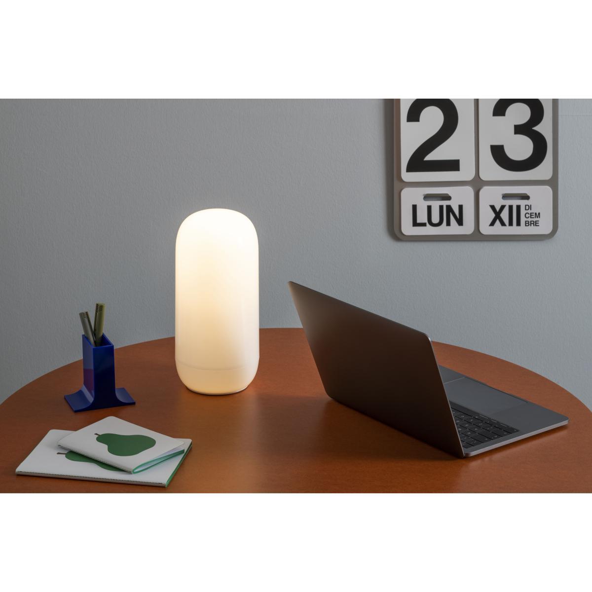Gople Portable LED Wireless lamp - / Plastic - H 26.7cm by Artemide White – image 8