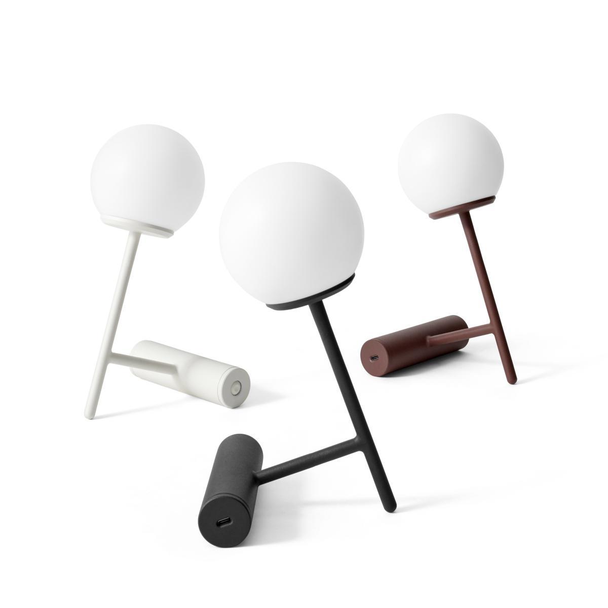 Phare LED Wireless lamp - / Recharges via USB - Metal & plastic by Menu Grey – image 5