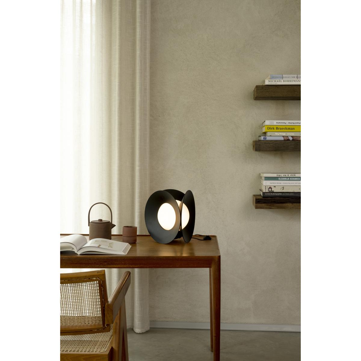 Armen LED Table lamp - / Ø 31 x H 31 cm - Metal & glass by DCW éditions Black – image 7