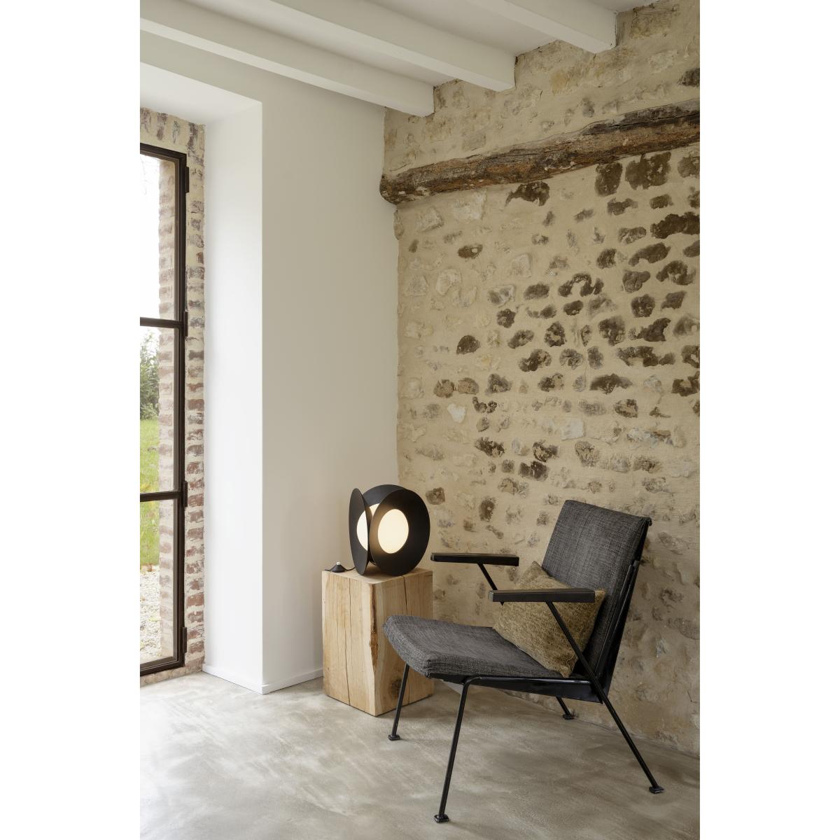 Armen LED Table lamp - / Ø 31 x H 31 cm - Metal & glass by DCW éditions Black – image 8