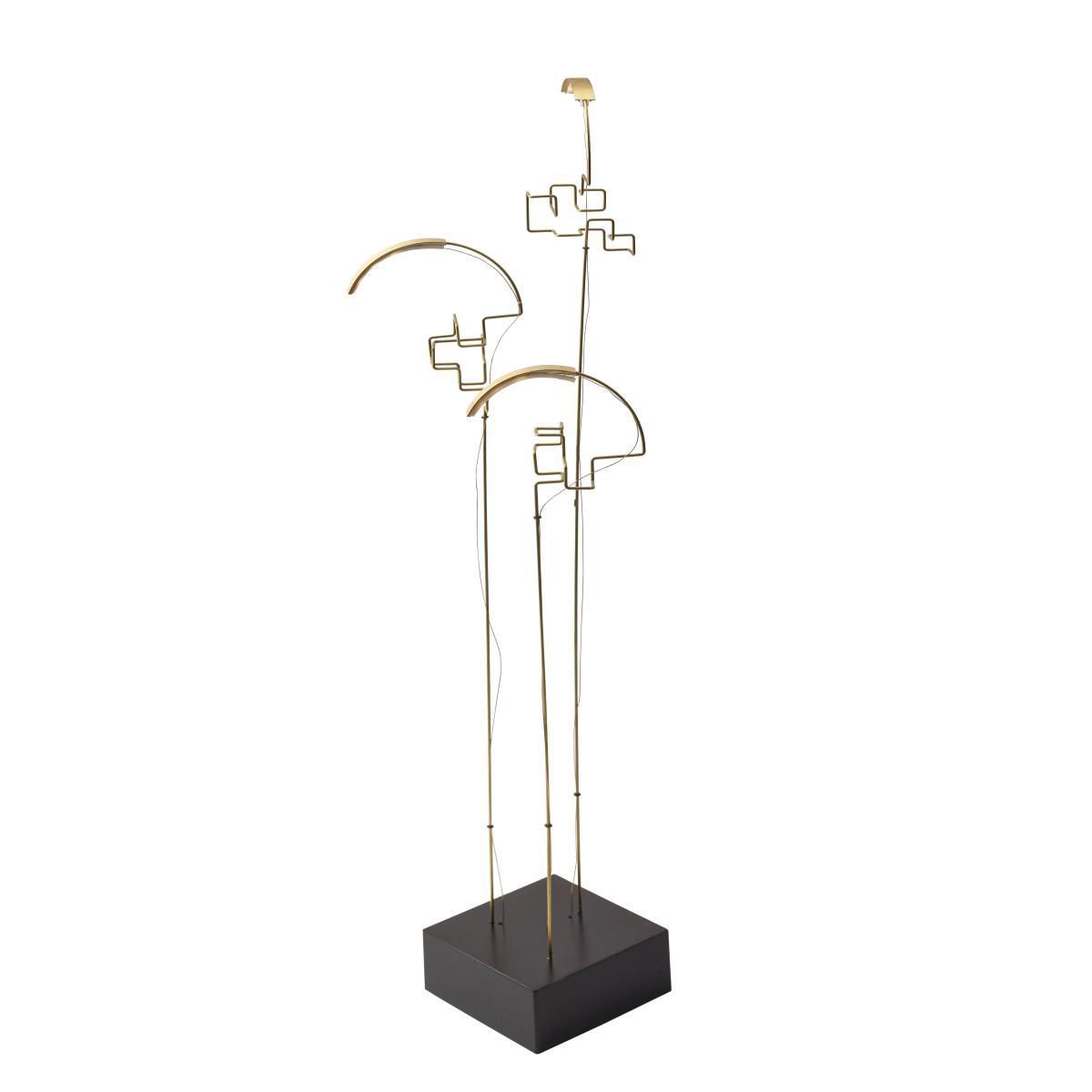 Boucle LED Wireless lamp - / H 47 cm - USB charging by DCW éditions Gold/Metal – image 2