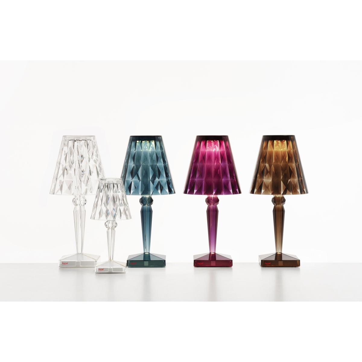 Big Battery LED Table lamp - / H 37 cm - On the mains by Kartell Brown – image 3