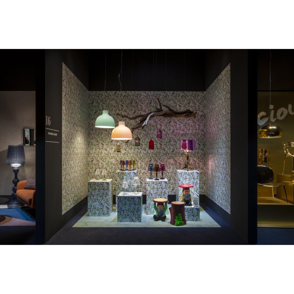 Big Battery LED Table lamp - / H 37 cm - On the mains by Kartell Brown – image 4