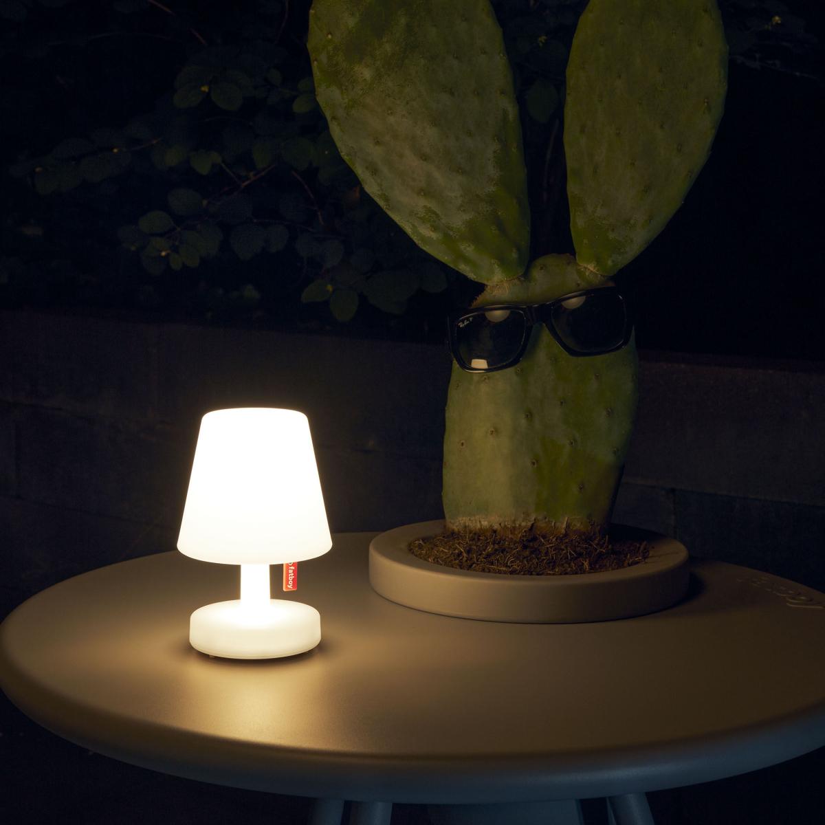 Wireless rechargeable outdoor lamp Edison the Mini La Surprise plastic material / Ø 9 x H 15 cm - Fatboy – image 2