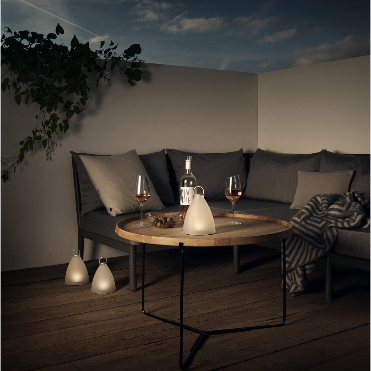 Sunlight Bell Small Solar lamp - / Wireless - H 20 cm by Eva Solo White – image 5