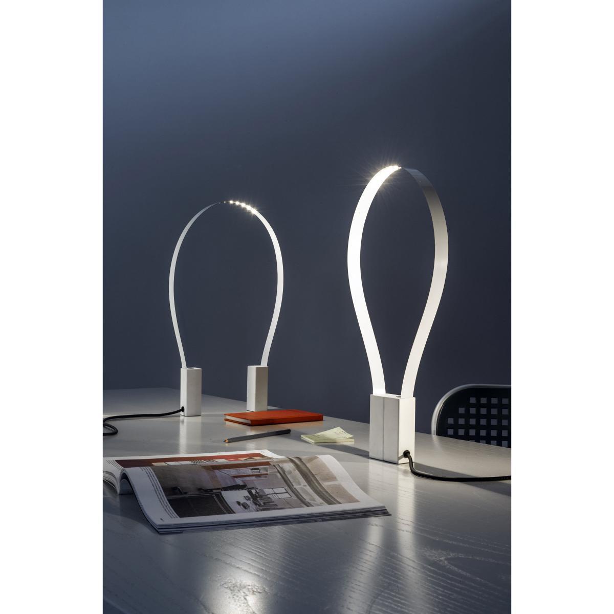 Fluida Table lamp - / Flexible Led strip by Martinelli Luce White – image 3