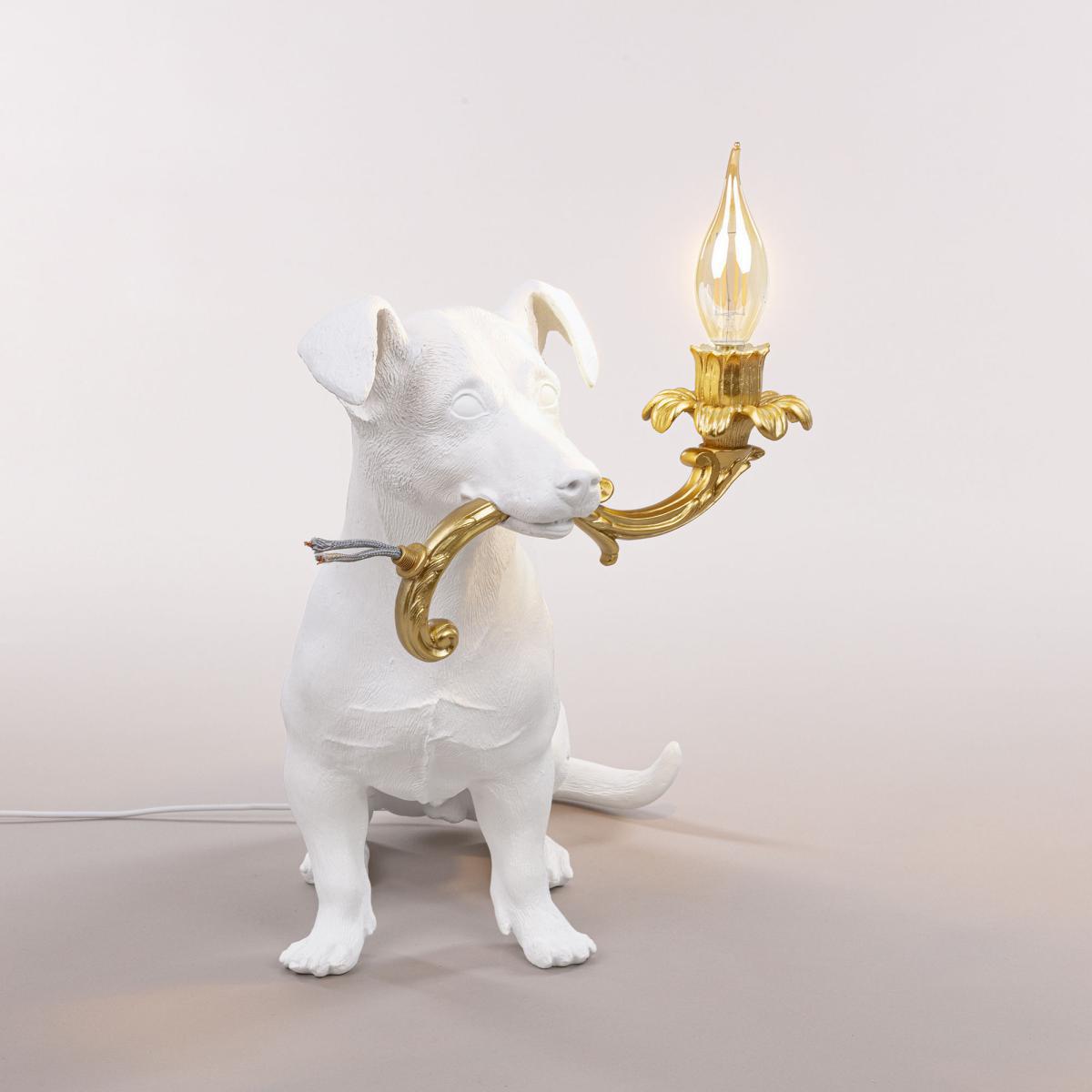 Rio Lamp Table lamp - / Resin by Seletti White/Gold – image 12