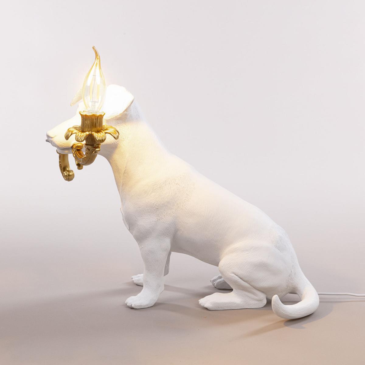 Rio Lamp Table lamp - / Resin by Seletti White/Gold – image 4